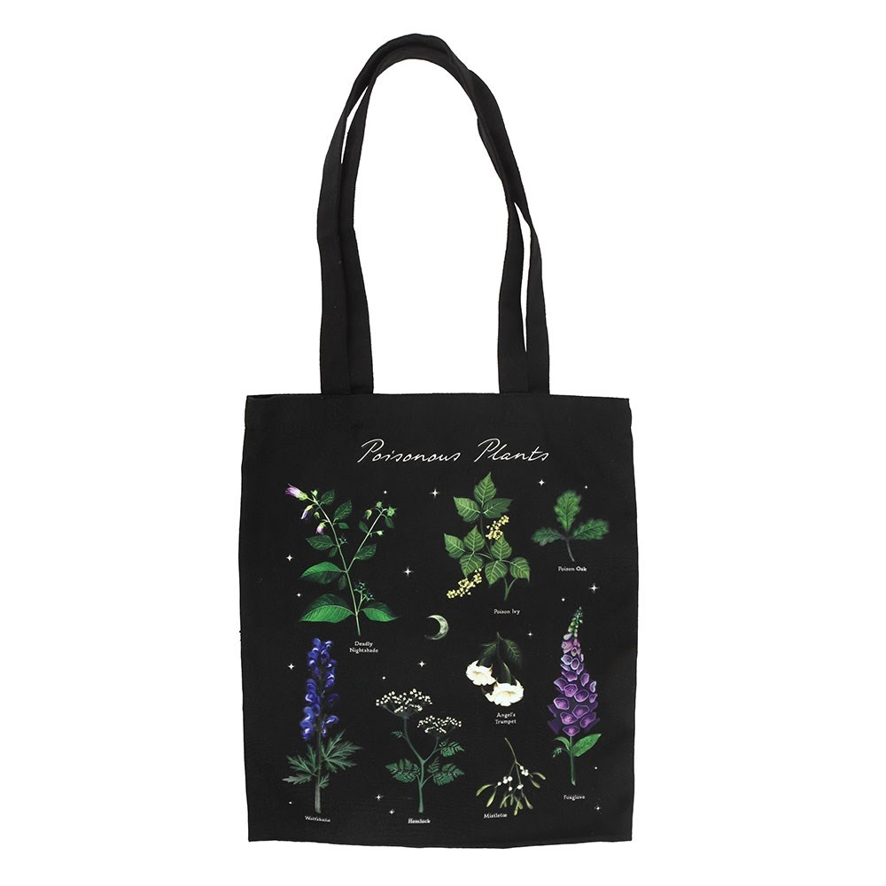 Something Different - Poisonous Plants Polycotton Tragetasche - Mehrfarben